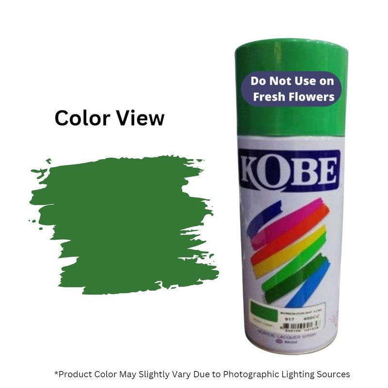 Oasis دهان سبراي أكريليك من كوبي - سبراي متعدد الاستخدامات يجف بسرعة للمعادن، الخشب، الجدران، السيارات، الفنون والحرف، مشاريع DIY - 400 مل (أخضر تفاحي) - Image 2