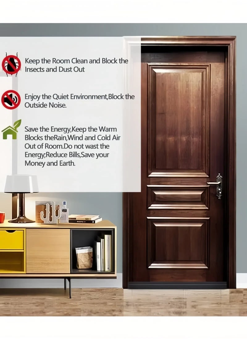 YELIN - Door Draft Stopper, 120 cm Length Under Door Seal,Suitable for Filling the Gaps between Doors and Windows, Blocking insects, Waterproof, Dustproof, Lightproof and Noiseproof. - Image 1