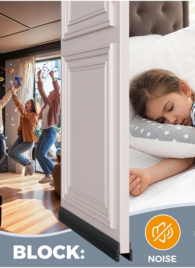 YELIN - Door Draft Stopper, 120 cm Length Under Door Seal,Suitable for Filling the Gaps between Doors and Windows, Blocking insects, Waterproof, Dustproof, Lightproof and Noiseproof. - Image 1