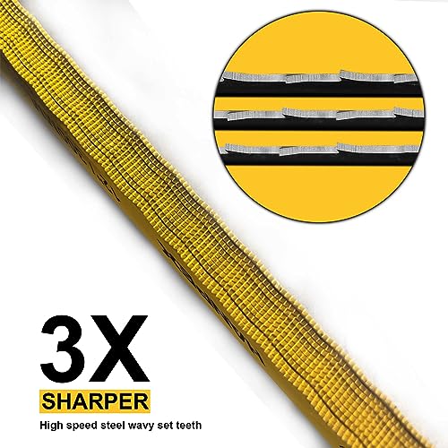 Hanpex Hacksaw Replacement Blades (10 Pack) High Speed 18 TPI - 12" Length Hack Saw Blade - Bi-Metal HSS Cutting Blades - Image 4