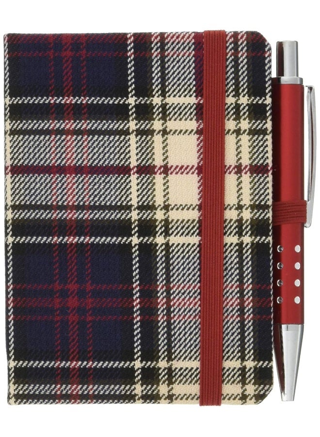 Waverley S.T. (S): Dress Mini with Pen Pocket Genuine Tartan Cloth Commonplace Notebook  - Image 1