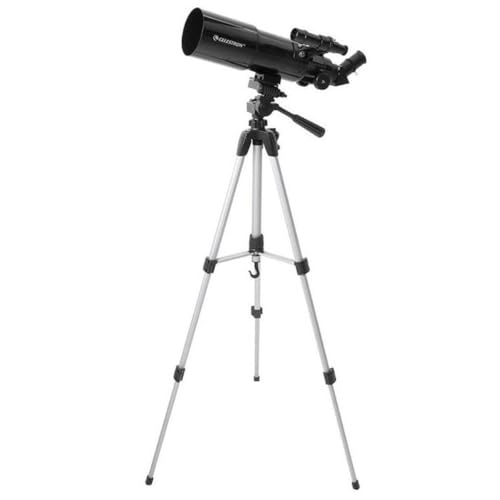 Celestron Travel Scope 80 Portable Refractor Telescope – 80mm Aperture, Fully-Coated Glass Optics – Includes Tripod, Smartphone Adapter, Backpack & Software – Ideal for Beginners & Travel - Image 4