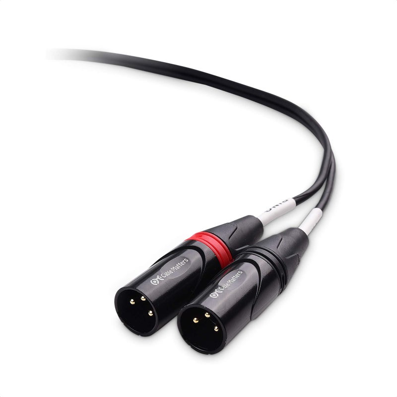 Cable Matters 3.5mm 1/8 Inch TRS to 2 XLR Cable 3 ft, Male to Male Aux to Dual XLR Breakout Cable - Image 4