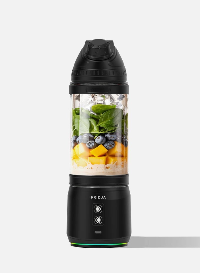 F500 PORTABLE BLENDER, POWERFUL 240W MOTOR, USB-C RECHARGEABLE, LEAKPROOF & COMPACT DESIGN, PERFECT FOR SMOOTHIES, PROTEIN SHAKES, TRAVEL & GYM, BPA-FREE BOTTLE, 6 LEAF SERRATED BLADES, 700ML
