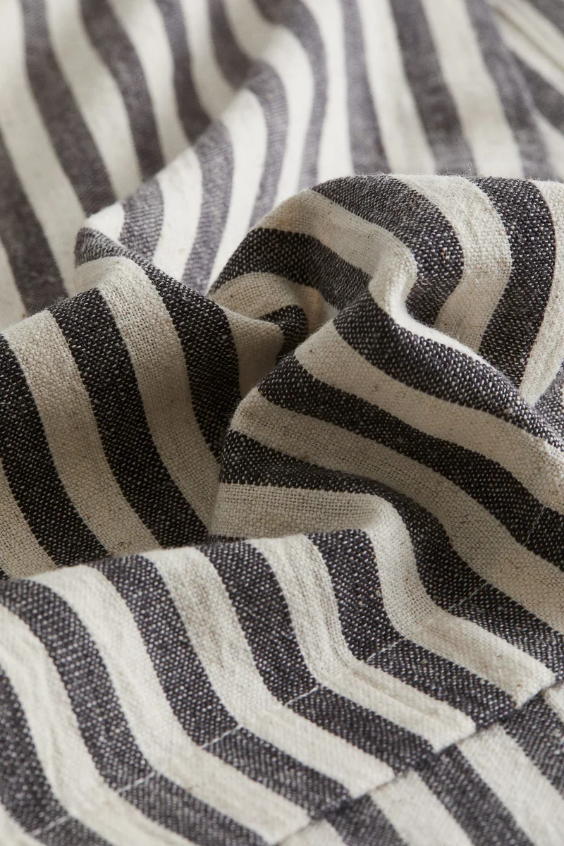 H&M Striped cotton tablecloth
