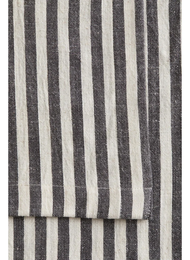 H&M Striped cotton tablecloth