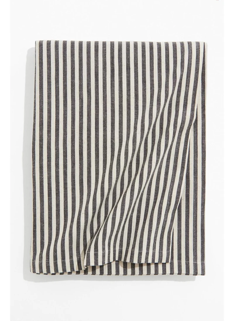H&M Striped cotton tablecloth