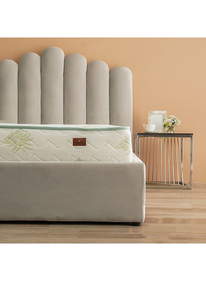 Aloevera Pocket Spring Mattress Medium Soft Feel Super King Mattress Spine Balance For Pressure Relief L 200 X W 200 Thickness 25 Cm Multi Color