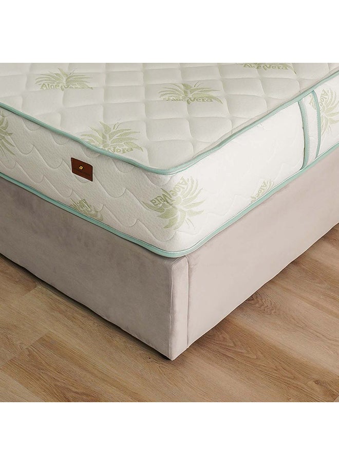 DANUBE HOME Aloevera Pocket Spring Mattress Medium Soft Feel Super King Mattress Spine Balance For Pressure Relief L 200 X W 200 Thickness 25 Cm Multi Color  - Image 1