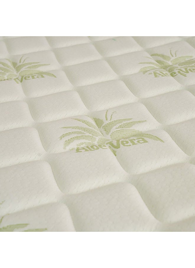 DANUBE HOME Aloevera Pocket Spring Mattress Medium Soft Feel Super King Mattress Spine Balance For Pressure Relief L 200 X W 200 Thickness 25 Cm Multi Color  - Image 2