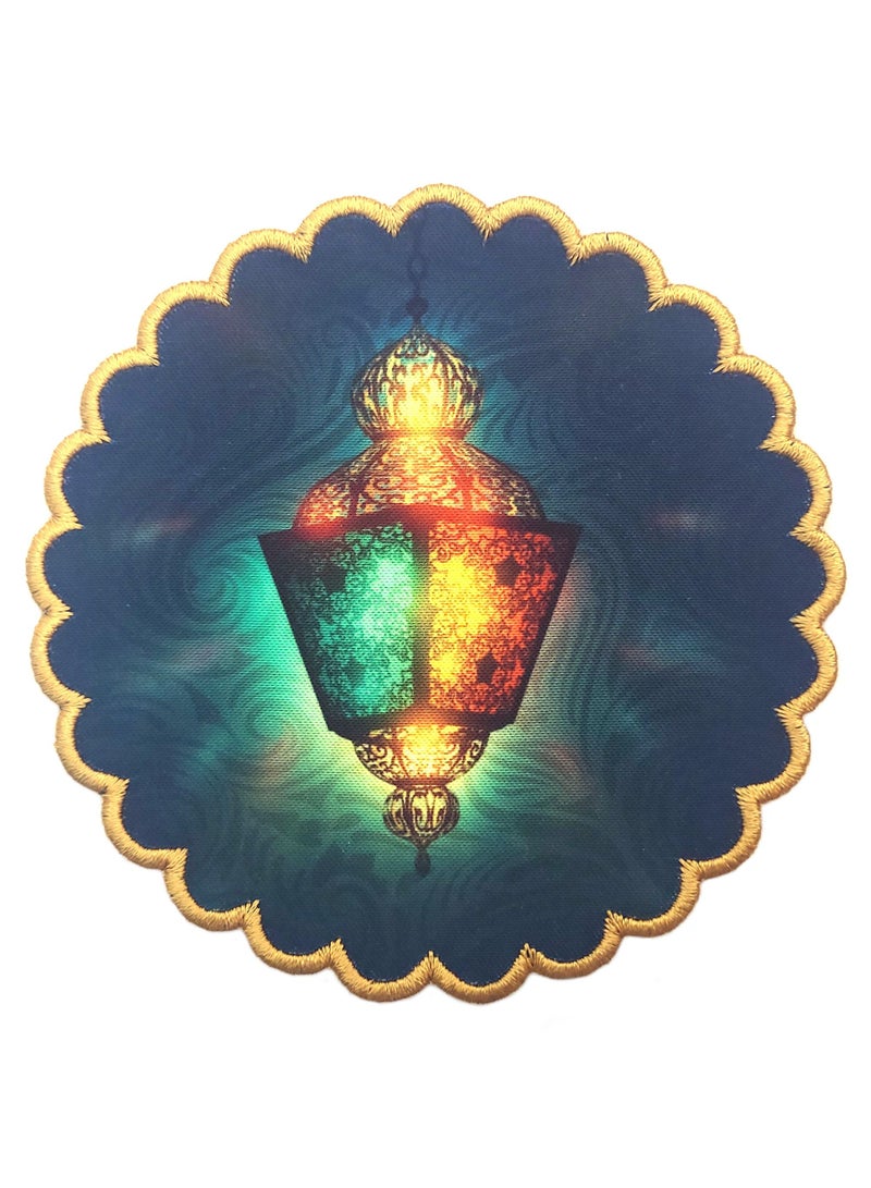 Alwan Ramadan Kareem Fabric Coaster Set of 6 - Image 2