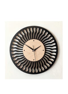 Black & Birch Wood Wall clock - pzsku/Z1A8A9EBE195B2D2BD31DZ/45/_/1723728614/96d118e7-8499-4cfe-a23f-0b531f7112e3