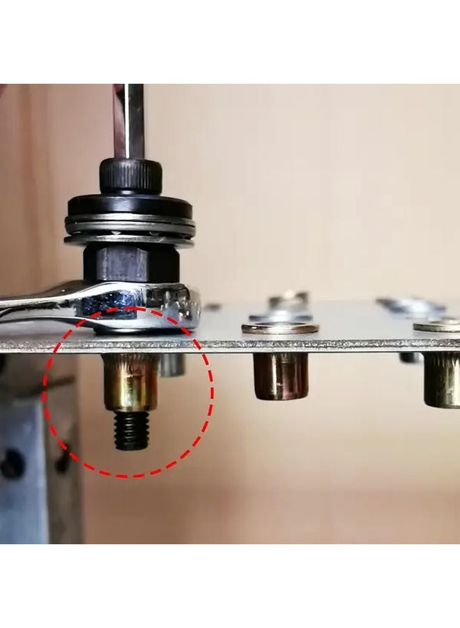 5 قطع مجموعة أدوات برشام يدوية مع صواميل برشام M4-M10 للسيارات والصناعة وأعمال DIY - Image 2