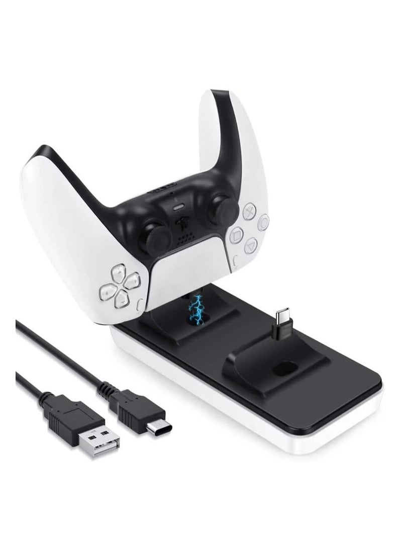 PlayX PLAYX YH-047 PS5 Dual Charge Station – Fast Charging Dock for DualSense Controllers with LED Indicator & Compact Design  - Image 1