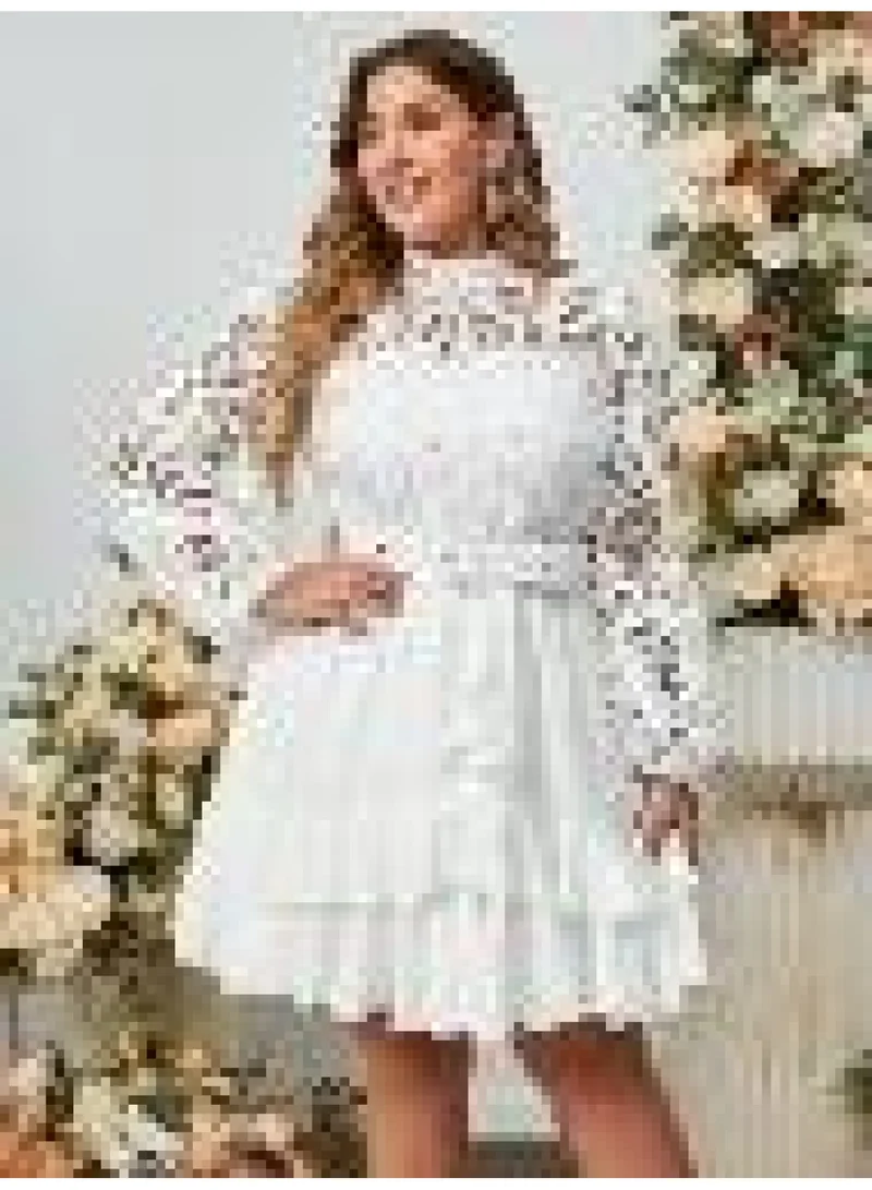 SIMPLEE Oversized women's dress suitable for curvy women's flowing skirt