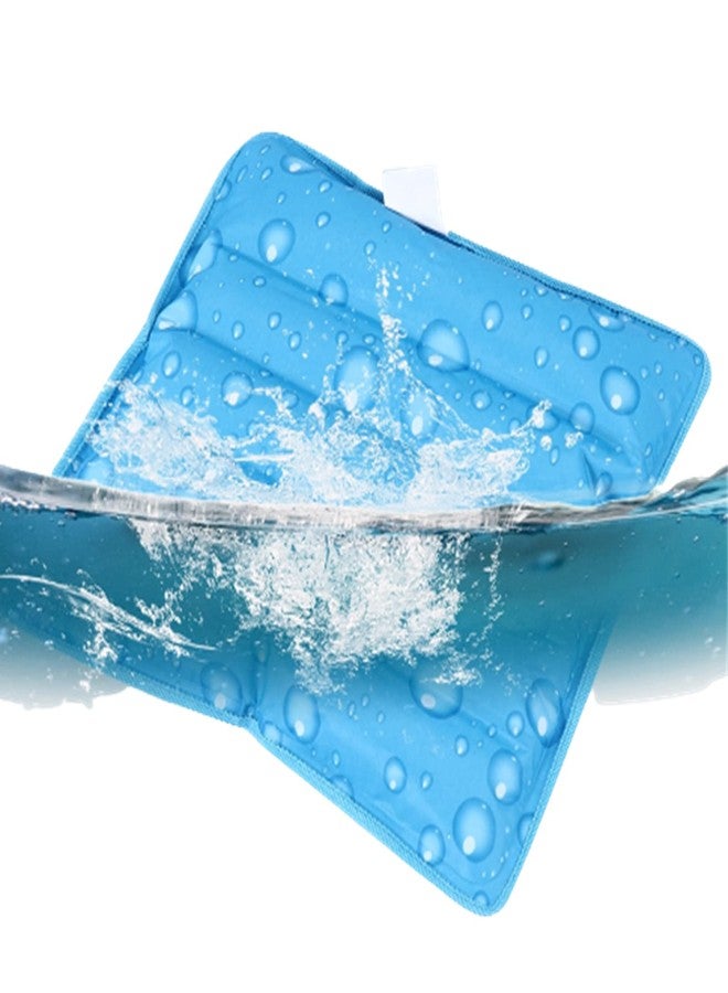 Salmue Cool Pillow, Reusable Gel Ice Packs with Ice Crystal Powder, Summer Cooling Cushion Mat Removable Car Cushion Seat Pad Water Ice Pad Cooling Artifact Suitable for Bedrooms (36 * 36CM-Two #) - Image 1