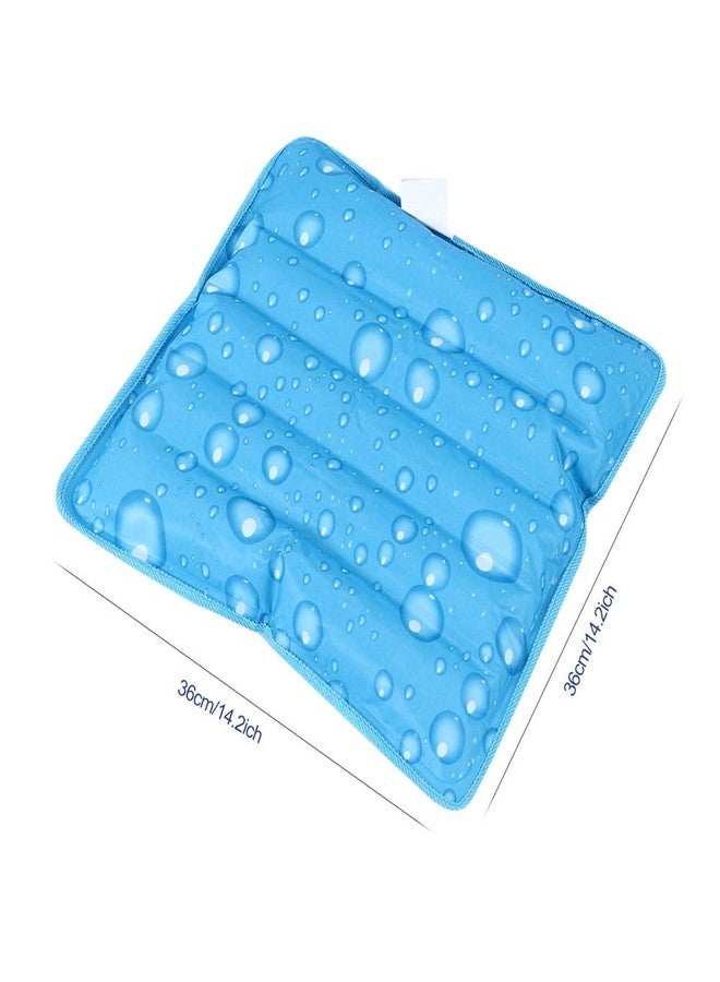 Salmue Cool Pillow, Reusable Gel Ice Packs with Ice Crystal Powder, Summer Cooling Cushion Mat Removable Car Cushion Seat Pad Water Ice Pad Cooling Artifact Suitable for Bedrooms (36 * 36CM-Two #) - Image 5