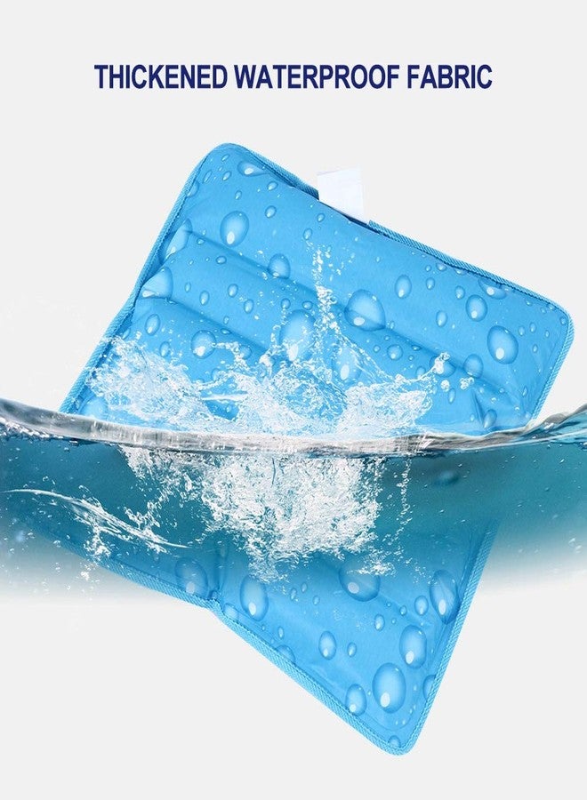 Salmue Cool Pillow, Reusable Gel Ice Packs with Ice Crystal Powder, Summer Cooling Cushion Mat Removable Car Cushion Seat Pad Water Ice Pad Cooling Artifact Suitable for Bedrooms (36 * 36CM-Two #) - Image 4