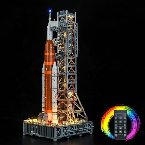BrickBling LED Light Compatible with Lego 10341 NASA Artemis Space Launch System Bricks Not Included RC Version Light - Image 1