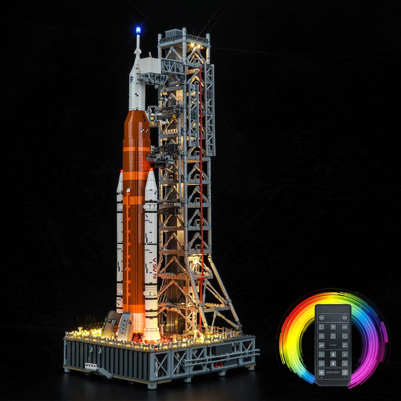BrickBling LED Light Compatible with Lego 10341 NASA Artemis Space Launch System Bricks Not Included RC Version Light - Image 2