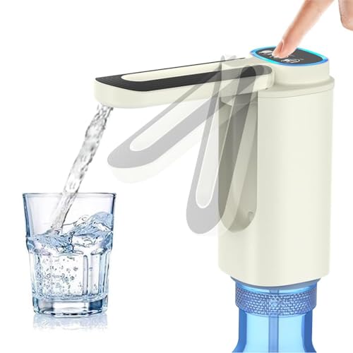 UWTLFCE Portable Water Dispenser for 5 Gallon Bottle, Water Dispenser, Electric Water Pump, Rechargeable Water Pump for 5 Gallon Jug, Collapsible - Image 1