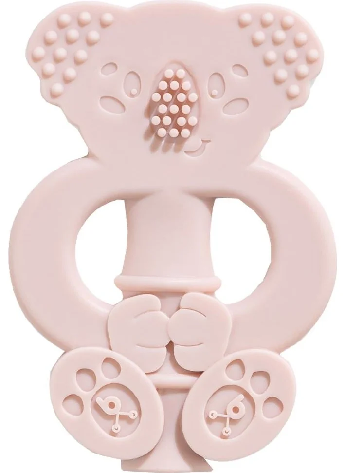 Gezenbebe Hero Teether & Tooth Brushing Trainer Rose
