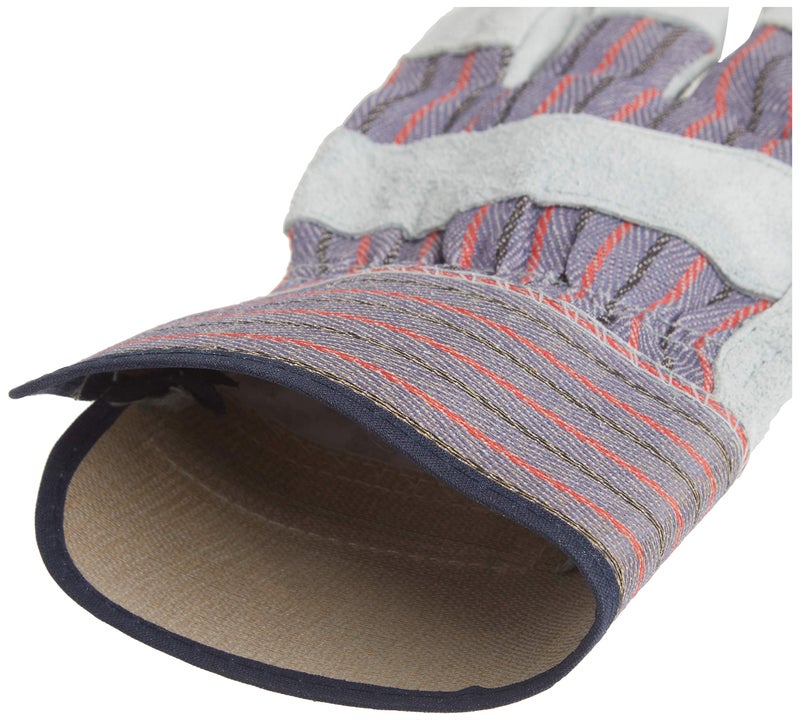 Custom Leathercraft2049B Work Gloves with Double Leather Palm and Safety Cuff, 12 Pair - Image 4