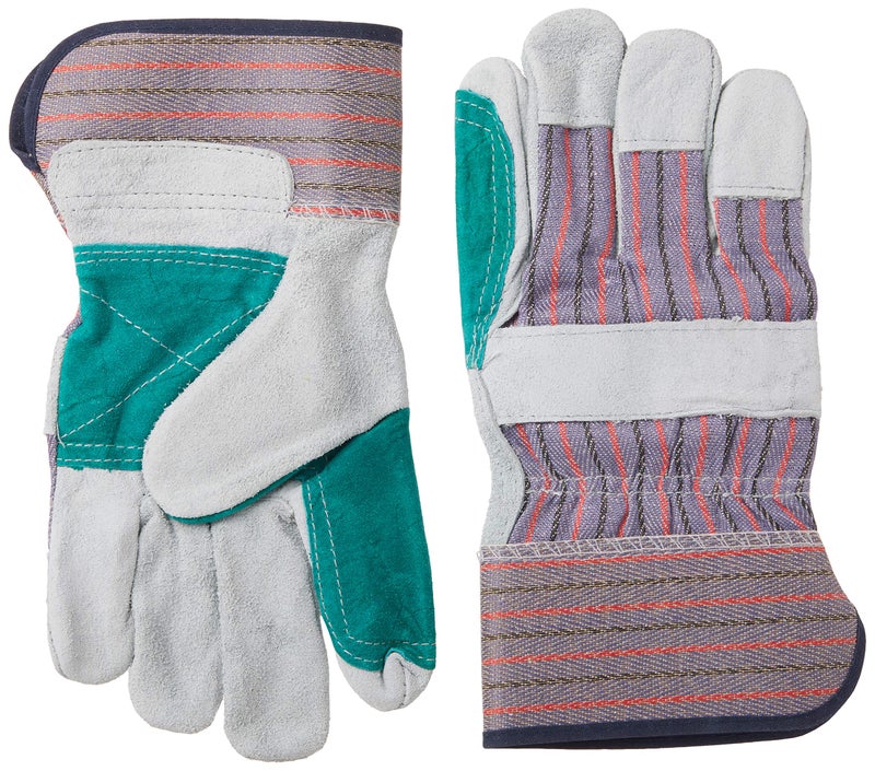 Custom Leathercraft2049B Work Gloves with Double Leather Palm and Safety Cuff, 12 Pair - Image 1