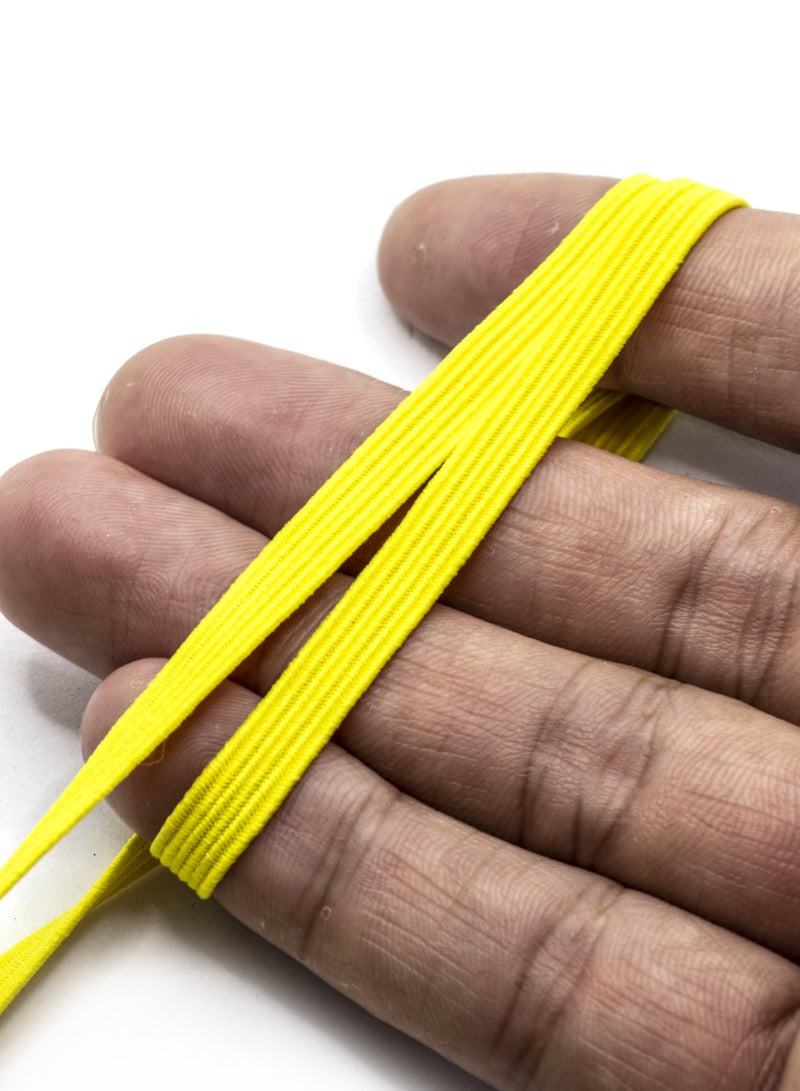 6mm Elastic Bands - 36 Yards for Sewing and Crafting (Yellow) - Image 3