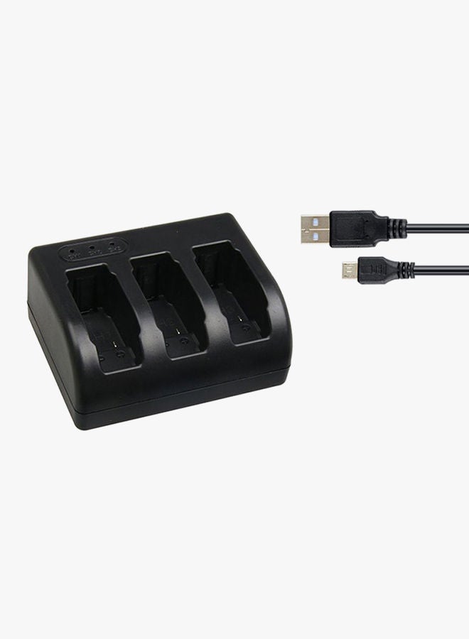 NIBEMINENT Triple Battery Charger For GoPro HERO 5 Black - Image 2