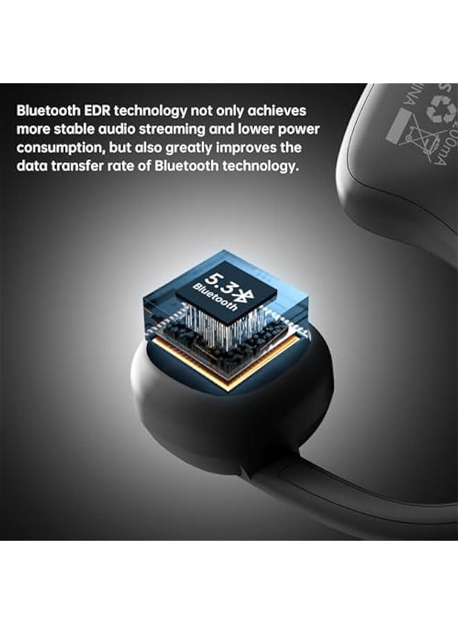 IFECCO Kids Wireless Headphones - Kids Bluetooth Air Conduction Open Ear Headphones with Mic,Ultra-Light,IPX5 Waterproof and Safer for Children Wireless Headphones,Perfect for School Travel Gifts  - Image 5