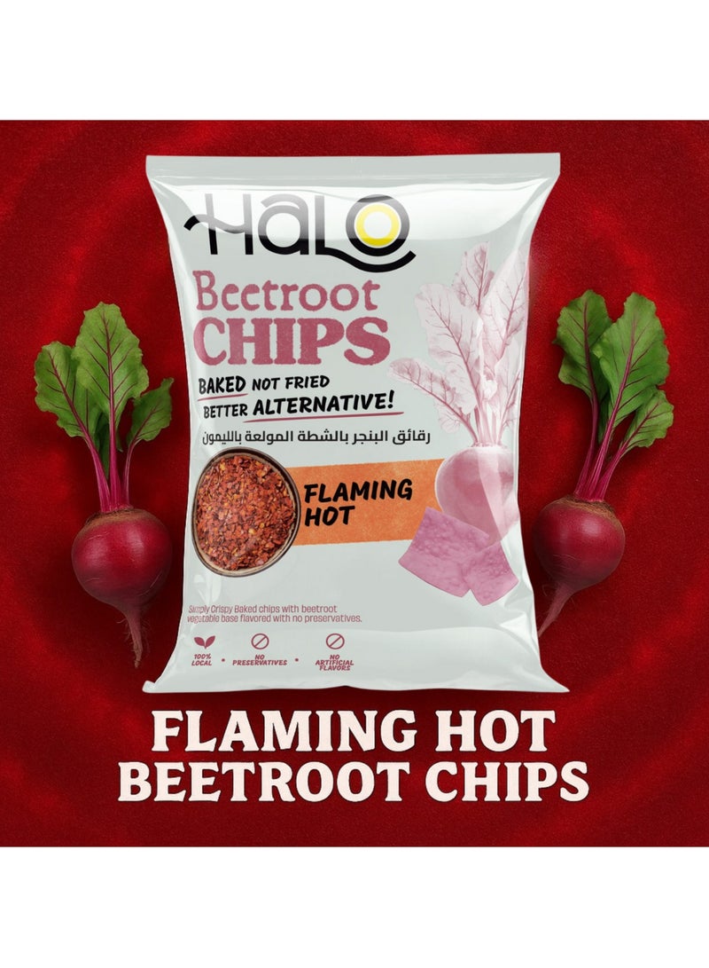 Halo Flaming Hot Baked Beetroot Chips - Image 4