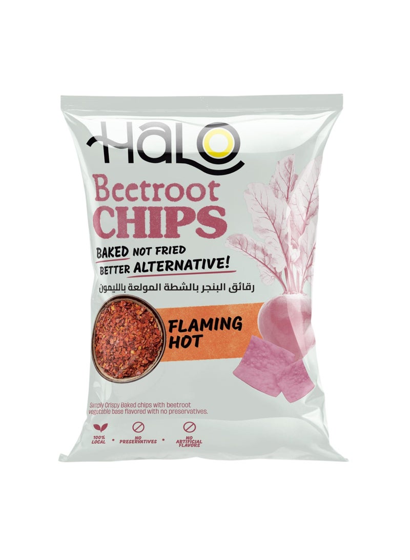 Halo Flaming Hot Baked Beetroot Chips - Image 1