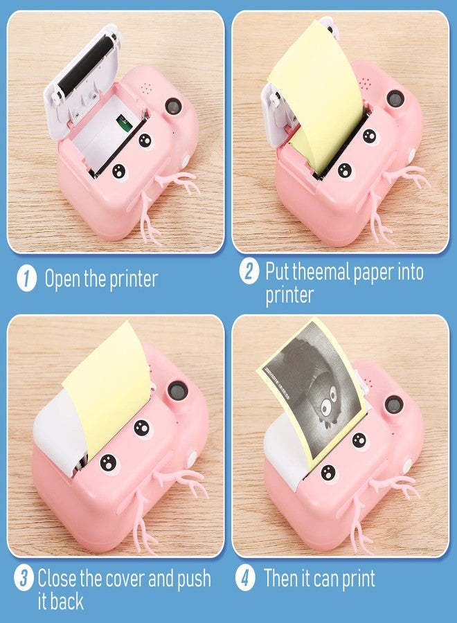 Epakh 12 Rolls Camera Paper Roll Refill Camera Thermal Paper Instant Photo Printer Rolls for Most Instant Cameras, 2.2 x 1.1 Inch(Pink, Blue, Yellow) - Image 4