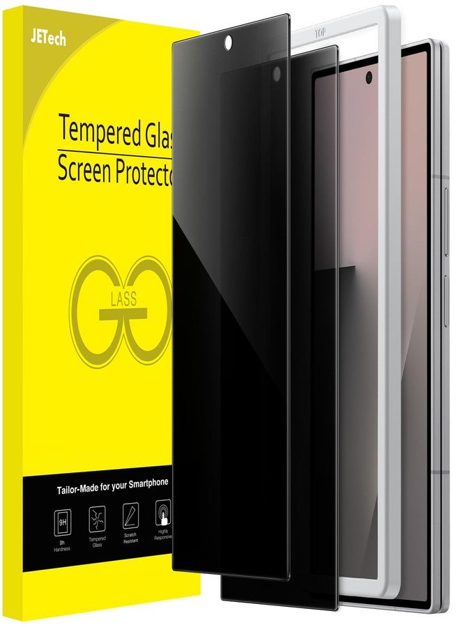 جي تيك واقي شاشة أمامي للخصوصية من JETech لهاتف سامسونج جالاكسي زد فولد 7 (إصدار 2025)، فيلم زجاجي مقوى مضاد للتجسس مع أداة تركيب سهلة، متوافق مع أغلفة الحماية، عبوة من قطعتين - Image 1