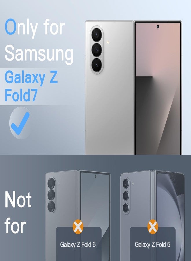 جي تيك واقي شاشة أمامي للخصوصية من JETech لهاتف سامسونج جالاكسي زد فولد 7 (إصدار 2025)، فيلم زجاجي مقوى مضاد للتجسس مع أداة تركيب سهلة، متوافق مع أغلفة الحماية، عبوة من قطعتين - Image 2