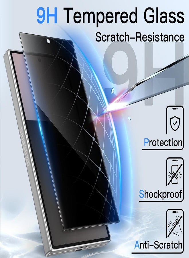 جي تيك واقي شاشة أمامي للخصوصية من JETech لهاتف سامسونج جالاكسي زد فولد 7 (إصدار 2025)، فيلم زجاجي مقوى مضاد للتجسس مع أداة تركيب سهلة، متوافق مع أغلفة الحماية، عبوة من قطعتين - Image 4