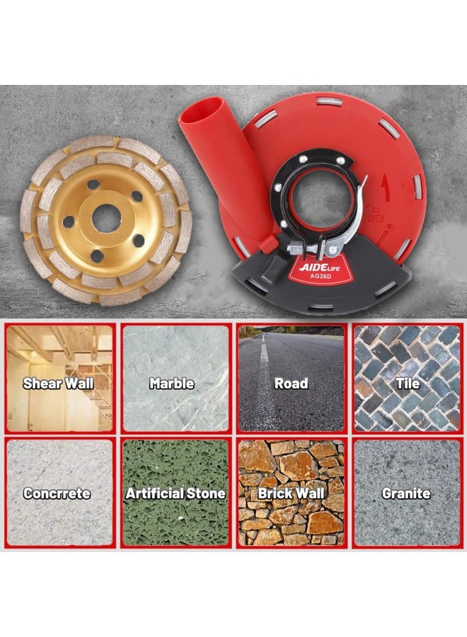 Aidelife Expert Surface Grinding,Dust Shroud for Angle Grinders 115mm/125mm - Image 5