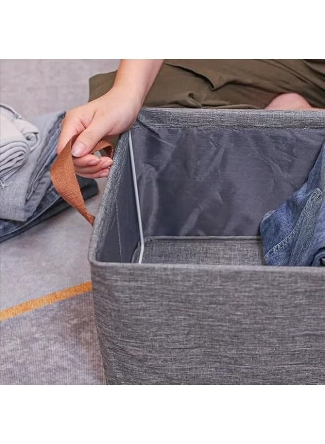 (3 pieces) of foldable Oxford storage box for organizing clothes, towels and furnishings, size 44*30*20 cm (color may vary) - Image 5