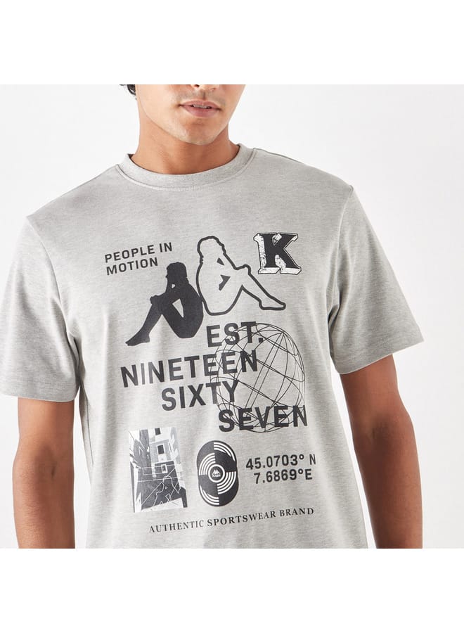 كابا تيشيرت بأكمام قصيرة وطبعات جرافيك من كابا - Image 4