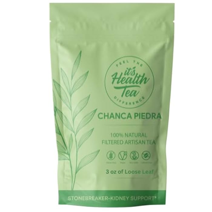 ItsHealthTea شاي شنك بييدرا - أوراقLoose مع 35 كيس شاي - تنظيف طبيعي للكلى - محطم حصوات الكلى وديتوكس المرارة من بيرو (Phyllanthus niruri) - Image 1