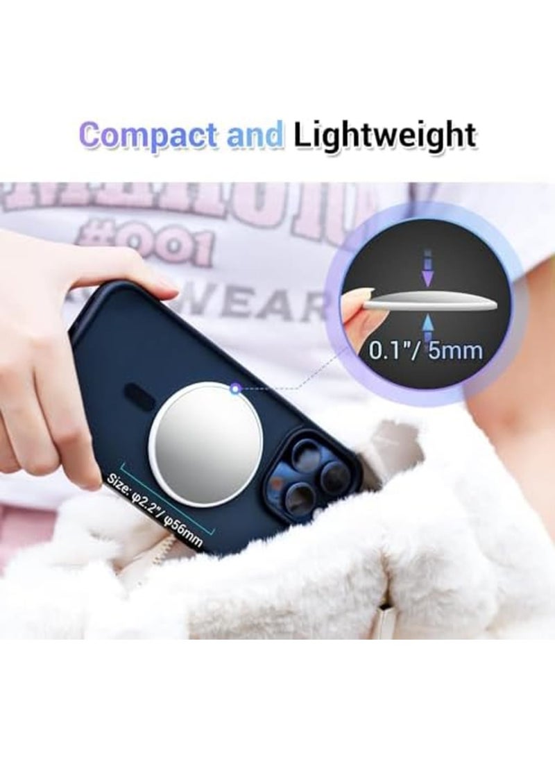 Barakah Magnetic Selfie Mirror for Back Camera, Compatible with iPhone 15/14/13/12 Series and MagSafe Cases, Universal for All Phones, Ideal for Makeup, Rear Camera Selfies, Vlogging and Streaming - Image 5