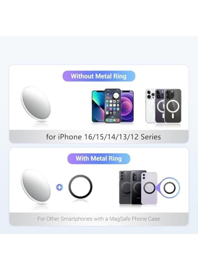 Barakah Magnetic Selfie Mirror for Back Camera, Compatible with iPhone 15/14/13/12 Series and MagSafe Cases, Universal for All Phones, Ideal for Makeup, Rear Camera Selfies, Vlogging and Streaming - Image 4