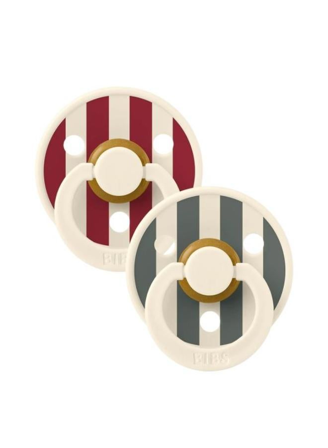 بيبس لهاية BIBS بحلمة دائرية من المطاط الطبيعي للأطفال من عمر 0+ أشهر - Image 2