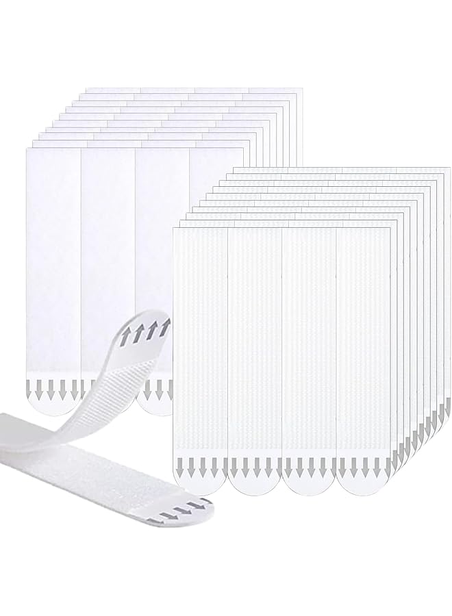 erorex 36 Pairs 72 Strips Heavy No Nails Picture Hanging Strips Removable Picture Mounting Adhesive Strips Damage Free Adhesive Mounting Strips For Pictures And Photos Frame Hanging 70 * 16Mm - Image 1