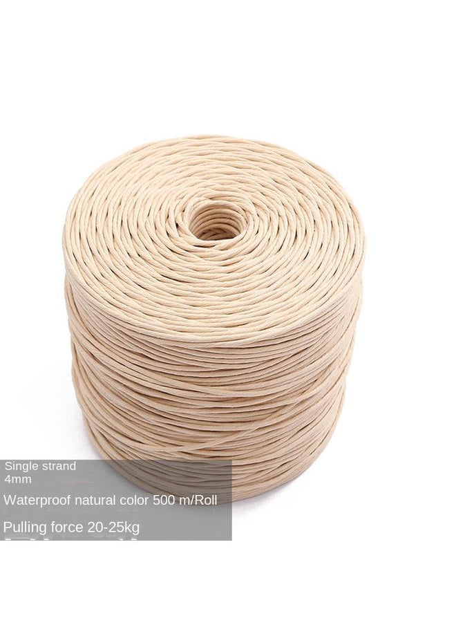 Bluejw Factory Direct Single Double Strand 1, 2mm Environmental Protection Paper Rope Kraft Paper Rope Bundled Chinese Medicine Cake Paper Rope Can Be Processed  - Image 1