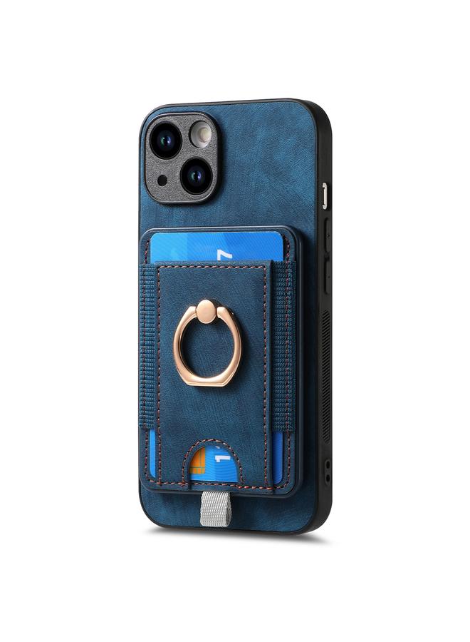 S-TOP Case For iPhone 6 Plus / 6s Plus Retro Splitable Magnetic Card Bag Leather Phone Case - Image 2