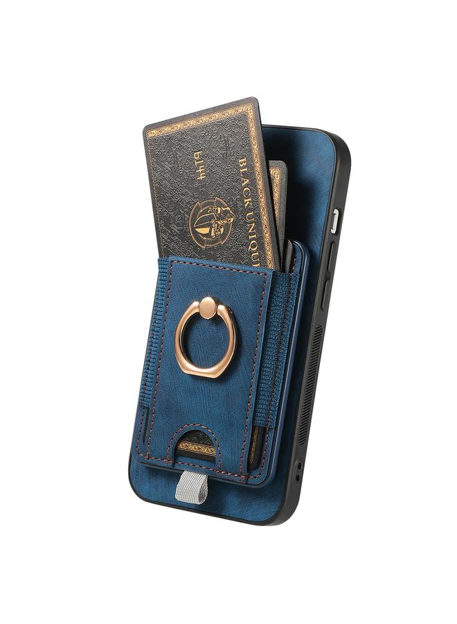 S-TOP Case For iPhone 6 Plus / 6s Plus Retro Splitable Magnetic Card Bag Leather Phone Case - Image 3