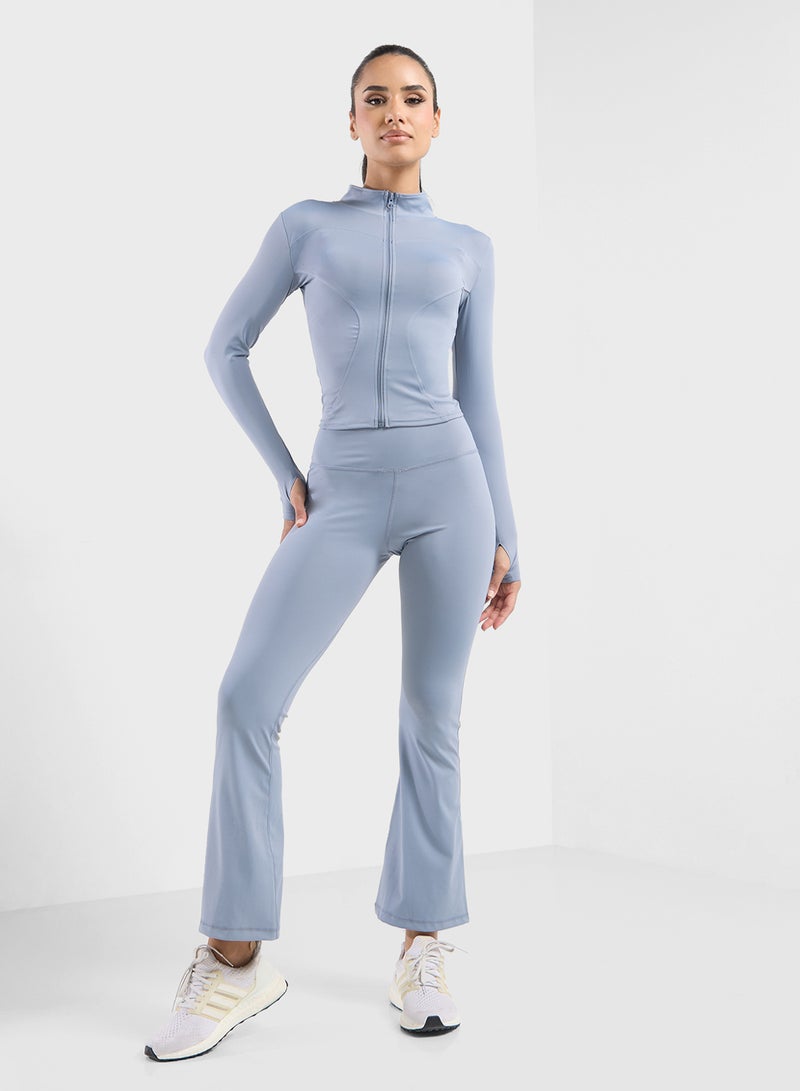 FRWD Zip Up Jacket & Flared Legging Set - Image 4