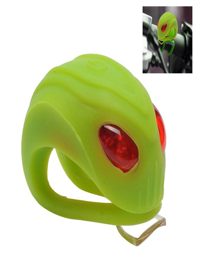 فوتابا مصباح دراجة LED بتصميم رأس فضائي من فوتابا - أخضر - عبوة من قطعتين - Image 4